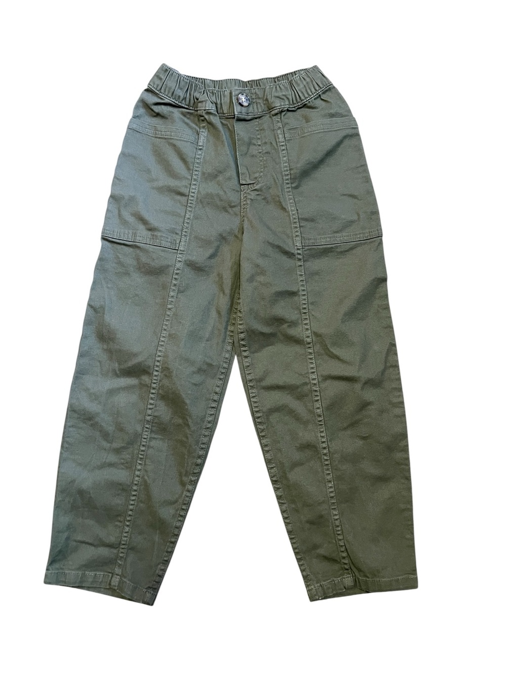 Hanna Andersson Canvas Barrel Pants 6-7